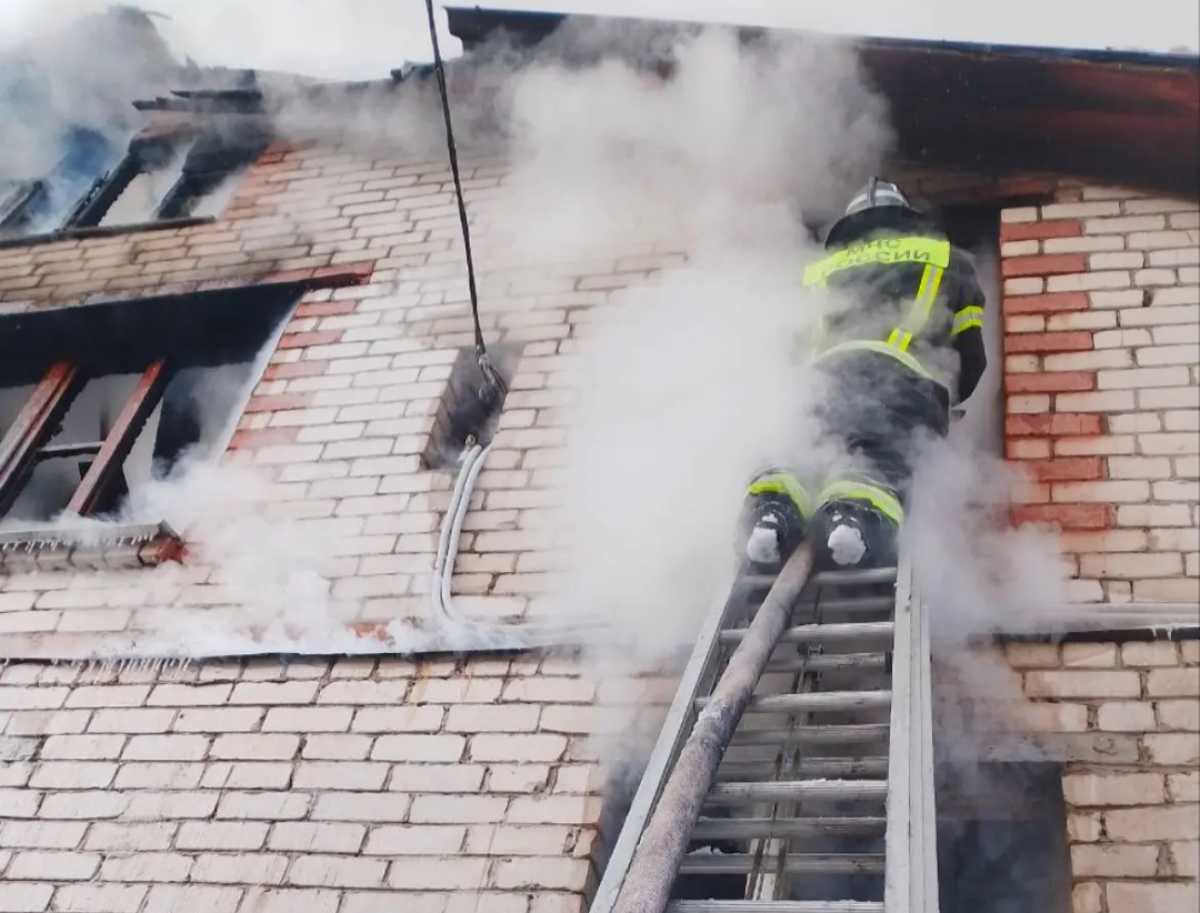 Женщина получила ожоги на пожаре в новгородских Моисеевичах