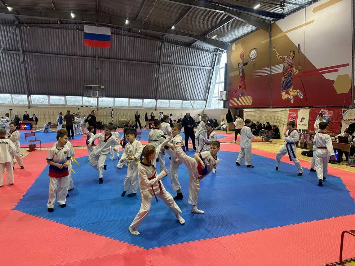 «Кубок Юнармии» по тхэквондо в Великом Новгороде собрал более 120 спортсменов