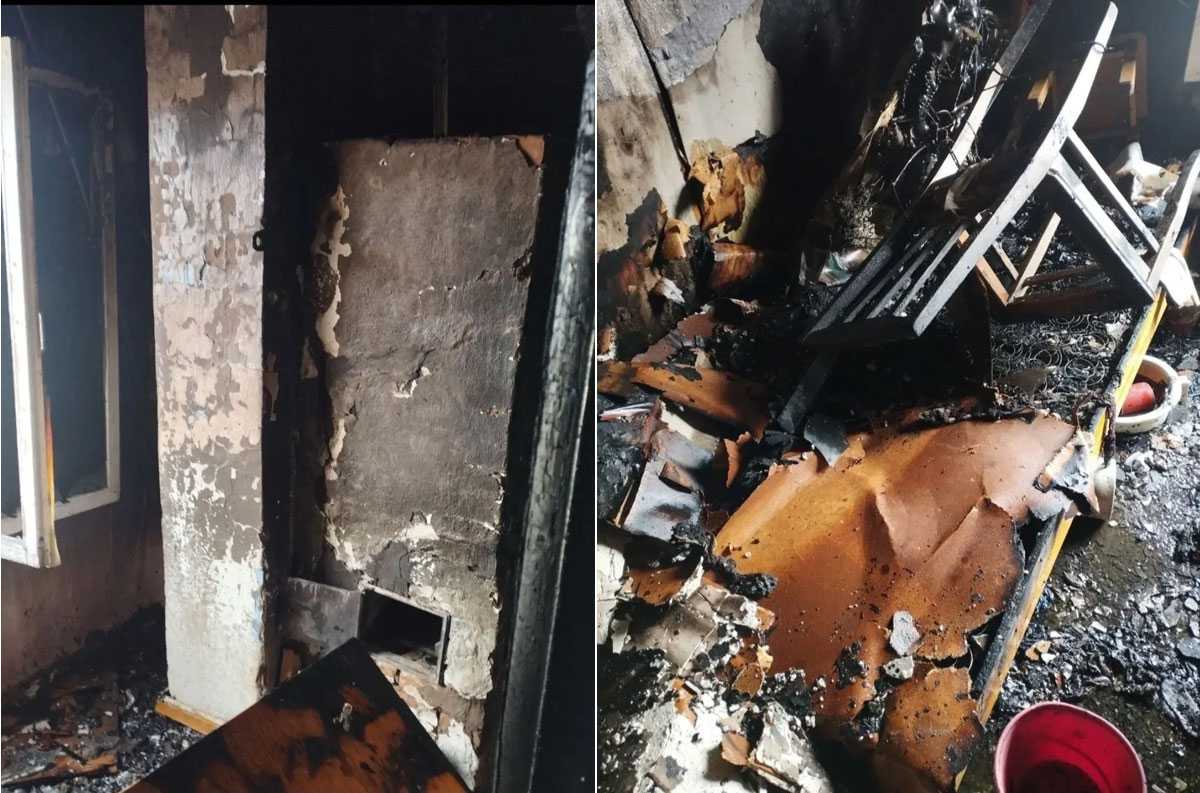 В Хвойной при пожаре в деревянном доме погибла 93-летняя женщина