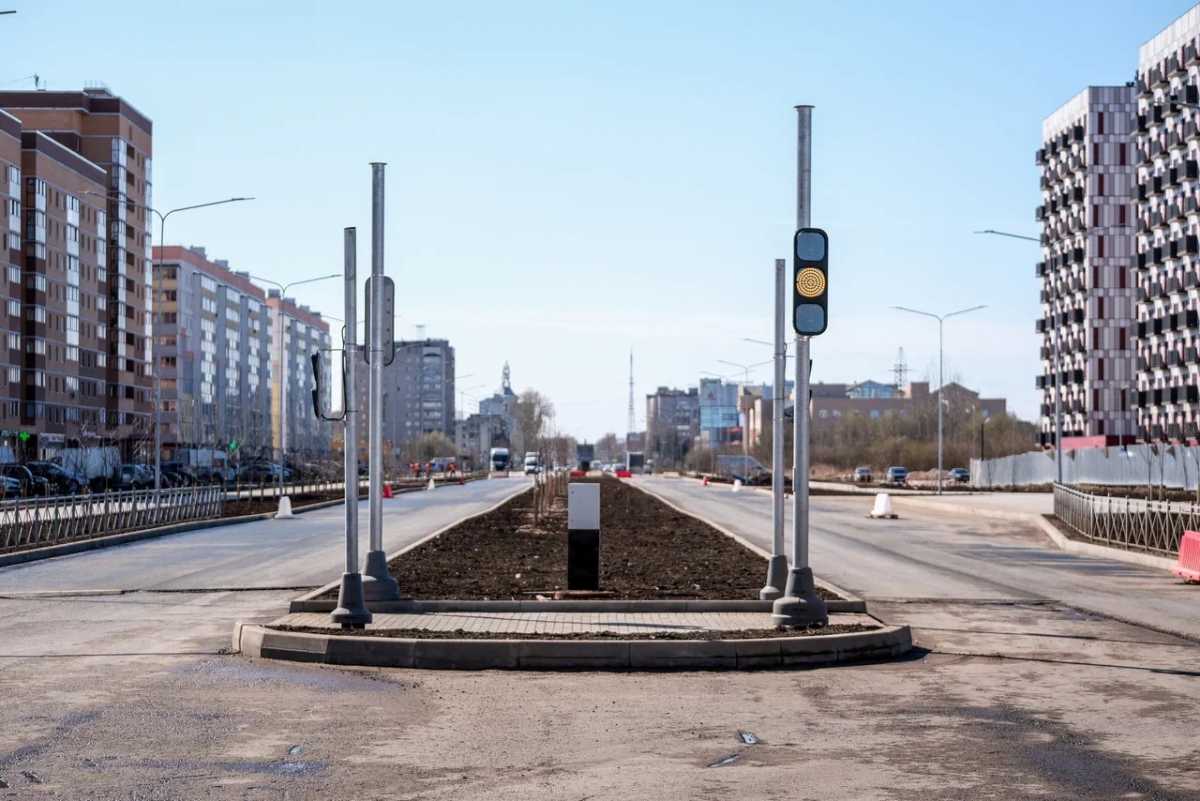 Продолжение улицы Большой Московской в Великом Новгороде построили на 50%