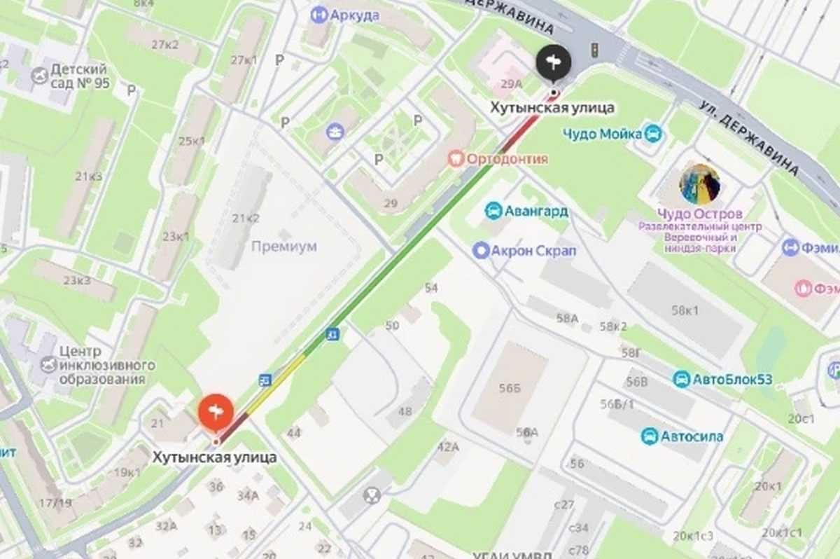 С 20 апреля на Хутынской улице в Великом Новгороде ограничат движение