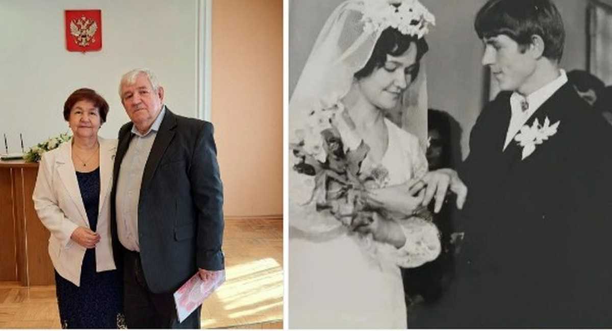 Супруги Горбачёвы из Старой Руссы отметили золотую свадьбу