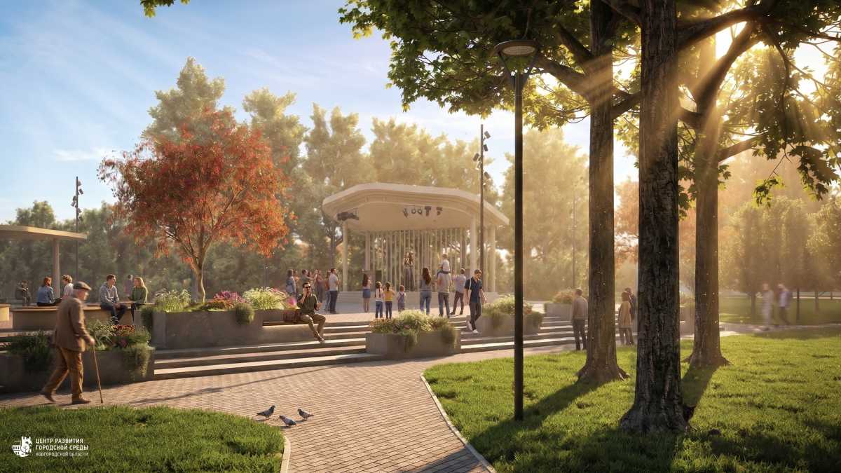 В окуловском парке ОЦБК предложили установить фонари в форме книг