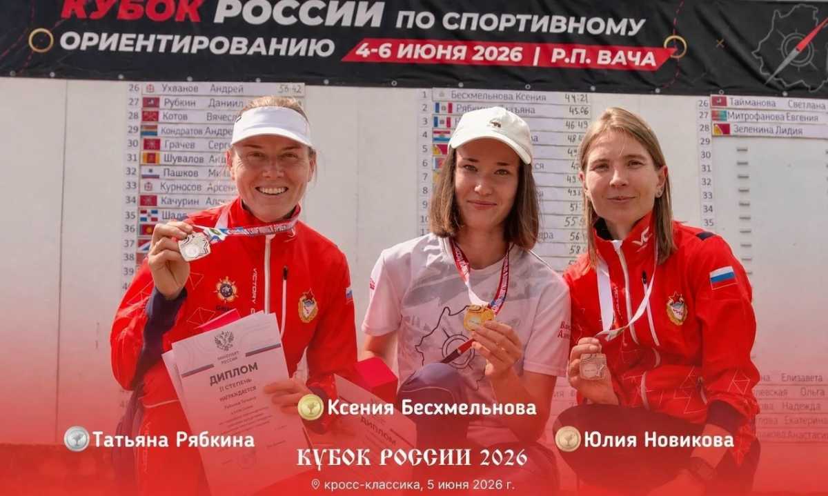 Новгородские ориентировщицы выиграли на Кубке России четыре медали Новгородские ориентировщицы выиграли на Кубке России четыре медали