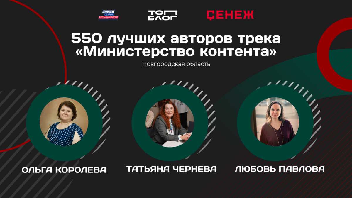 Четверо новгородских блогеров примут участие в проекте «Министерство контента» Четверо новгородских блогеров примут участие в проекте «Министерство контента»