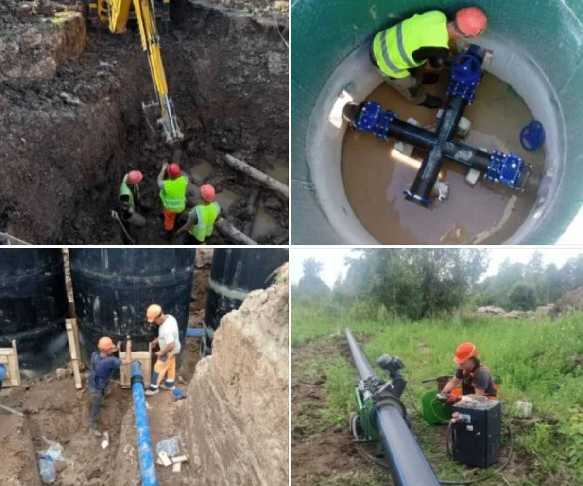 Более 8 км сетей водоотведения проложили в Новгородской агломерации Более 8 км сетей водоотведения проложили в Новгородской агломерации