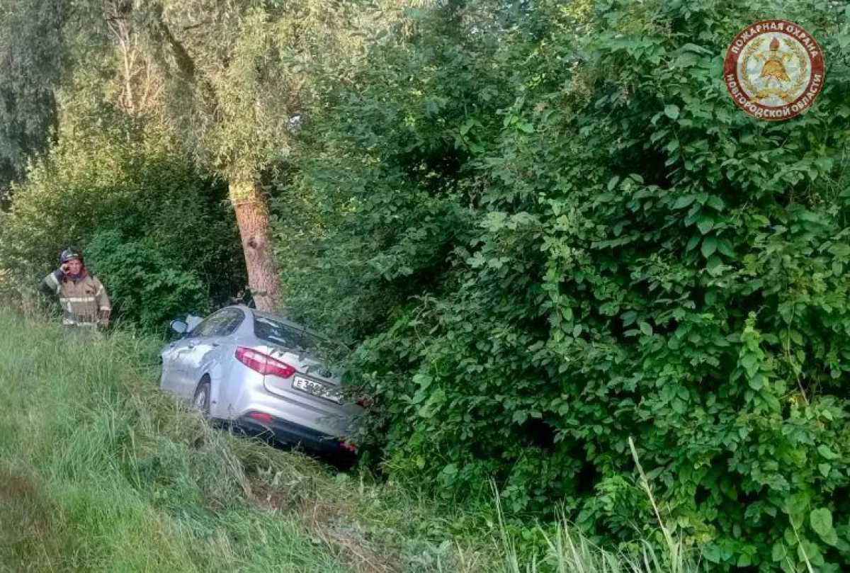На дороге в Новгородском округе столкнулись две легковушки На дороге в Новгородском округе столкнулись две легковушки