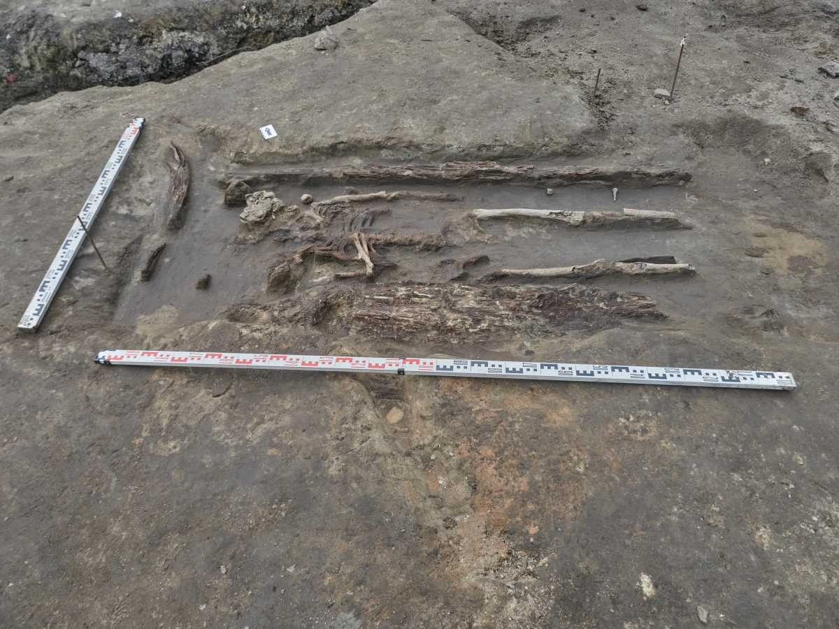 В древнем некрополе в Старой Руссе нашли 14 погребений в обёрнутых берестой гробовищах В древнем некрополе в Старой Руссе нашли 14 погребений в обёрнутых берестой гробовищах