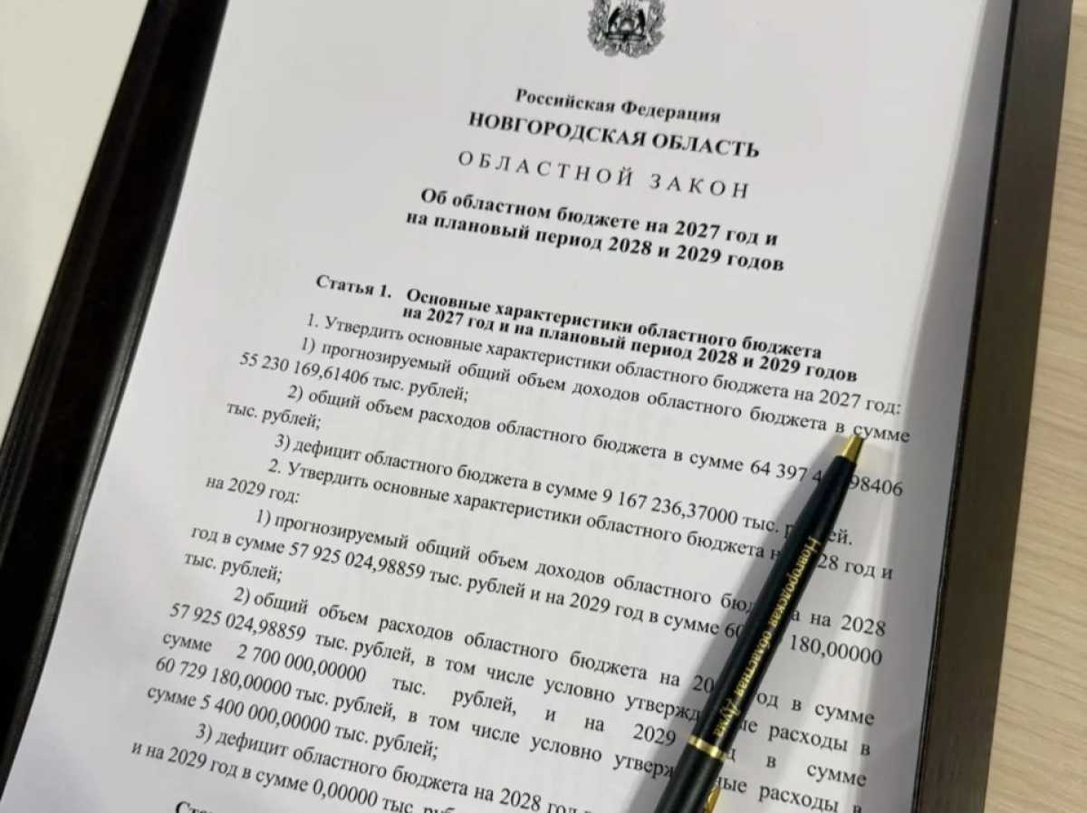 Бюджет Новгородской области на 2027-2029 годы сохраняет социальную направленность Бюджет Новгородской области на 2027-2029 годы сохраняет социальную направленность